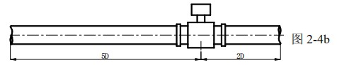 防腐型電磁流量計直管段安裝位置圖